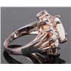 Image 2 : STRONG FLASH OPAL LADIES STERLING SILVER RING