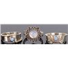 Image 1 : MOONSTONE & OPAL STERLING SILVER LADIES RINGS