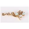 Image 2 : 14K GOLD LADIES PENDANT WITH OPALS AND DIAMONDS