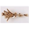 Image 3 : 14K GOLD LADIES PENDANT WITH OPALS AND DIAMONDS