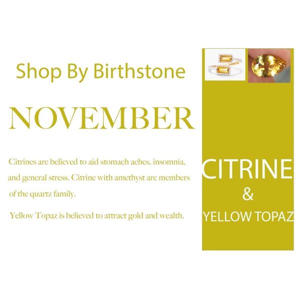 SHOP BIRTHSTONES! NOVEMBER: CITRINE & YELLOW TOPAZ