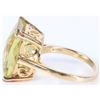 Image 2 : RECTANGLE ROSE CITRINE LADIES STERLING SILVER RING