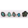 Image 1 : TURQUOISE NAVAJO SOUTHWEST STERLING SILVER RINGS