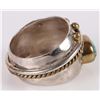 Image 2 : TURQUOISE GOLD-TONED & STERLING SILVER LADIES RING