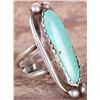 Image 2 : LARGE SIGNED SOUTHWEST MOP & TURQUOISE RINGS