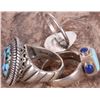 Image 3 : NAVAJO STERLING SILVER TURQUOISE LADIES RINGS