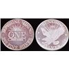 Image 3 : ROLL OF 20 FINE SILVER SUNSHINE 1 TROY OZ ROUNDS