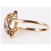 Image 2 : 10K YELLOW & WHITE GOLD LADIES RING