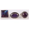 Image 1 : STERLING SILVER PURPLE GEMSTONE LADIES RINGS
