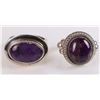 Image 4 : STERLING SILVER PURPLE GEMSTONE LADIES RINGS