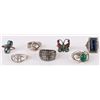 Image 1 : STERLING SILVER LADIES RINGS LOT OF 7