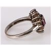 Image 2 : STERLING MULTI- GEMSTONE LADIES RING-CITRINE,JADE