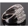 Image 2 : STERLING SILVER CUBIC ZIRCONIUM LADIES RING