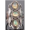 Image 1 : SOUTHWEST STYLE MOONSTONE STERLING SILVER RING