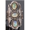 Image 1 : SOUTHWEST-STYLE MOONSTONE STERLING SILVER RING
