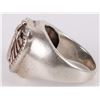 Image 2 : STERLING SILVER SWORD & SHEILD MEN'S RING