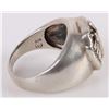 Image 3 : STERLING SILVER SWORD & SHEILD MEN'S RING