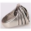 Image 2 : HEAVY OTTO STERLING SILVER EAGLE MEN'S RING