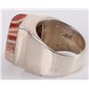 Image 3 : WHITE LACE JASPER STERLING SILVER MEN'S RINGS