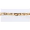 Image 4 : 18K YELLOW & WHITE GOLD HEART LADIES BRACELET