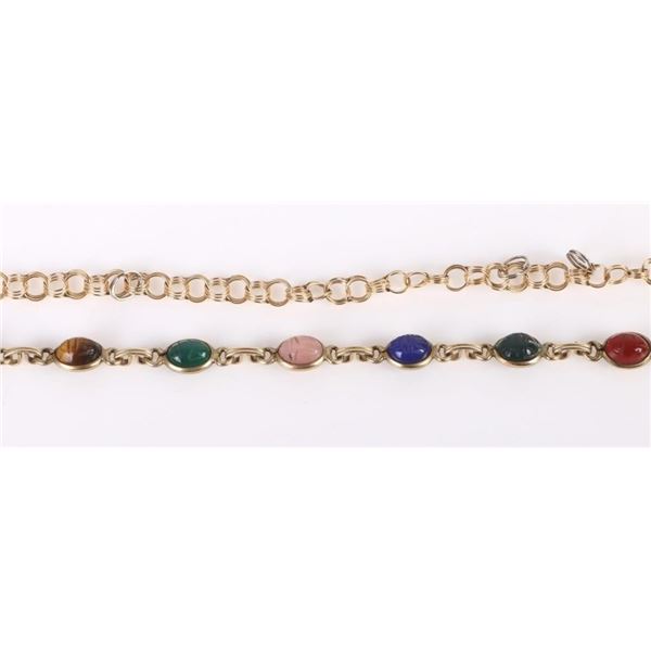 LADIES GOLD FILLED BRACELETS LOT OF 2