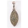 Image 3 : PYRITE STERLING SILVER NECKLACE CHARMS LOT OF 4