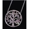 Image 2 : 925 SILVER TOPAZ AMETHYST TREE LADIES NECKLACE