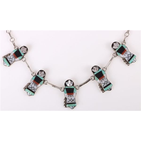 THERESA WASETA ZUNI STERLING SILVER NECKALCE