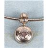 Image 1 : STERLING SILVER NECKLACE WITH GEMSTONE PENDANT