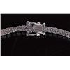 Image 5 : 10K WHITE GOLD MOISSANITE LADIES NECKLACE- 15CTW