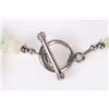 Image 4 : ALTERNATING FLOWER & LEAF GREEN JADE NECKLACE
