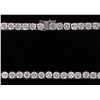 Image 3 : 35.75CTW MOISSANITE AND STERLING SILVER NECKLACE