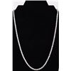 Image 4 : 35.75CTW MOISSANITE AND STERLING SILVER NECKLACE