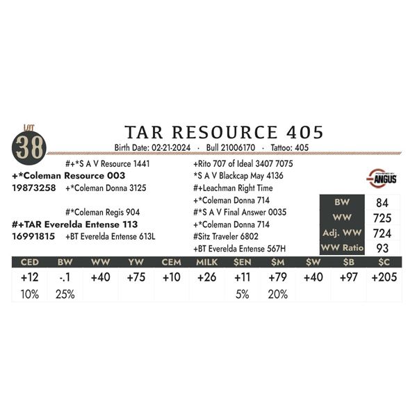 TAR Resource 405