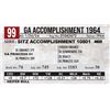 Image 1 : GA Accomplishment 1964
