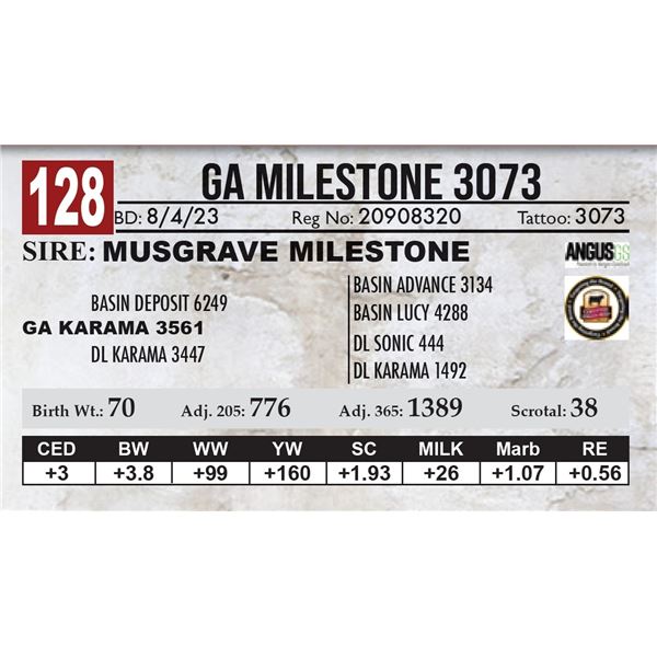 GA Milestone 3073