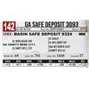Image 1 : GA Safe Deposit 3093