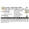 Image 1 : Circle L Silver Bow L867