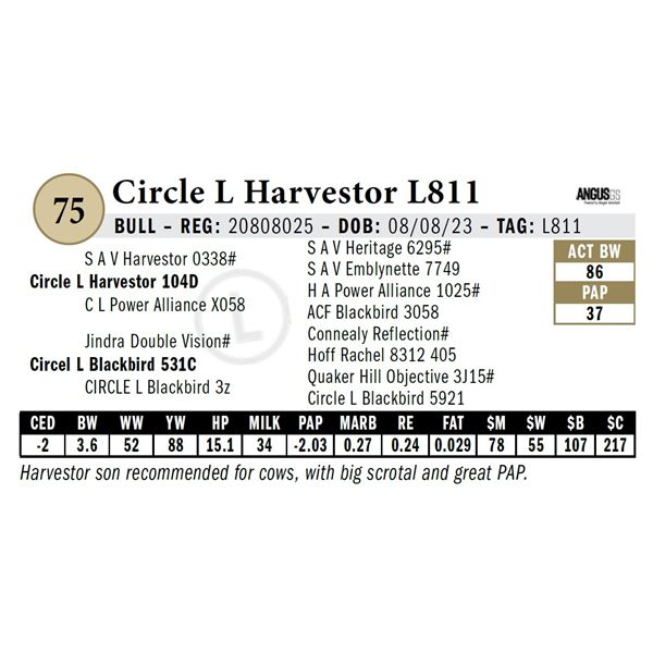 Circle L Harvestor L811