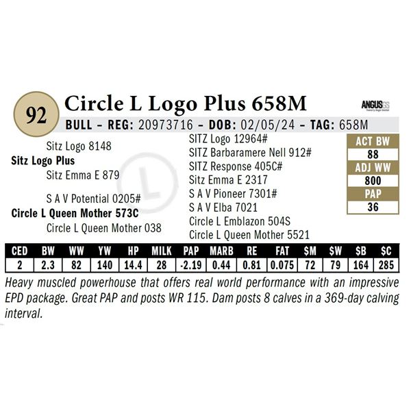 Circle L Logo Plus 658M