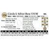 Image 1 : Circle L Silver Bow 531M