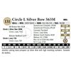 Image 1 : Circle L Silver Bow 563M