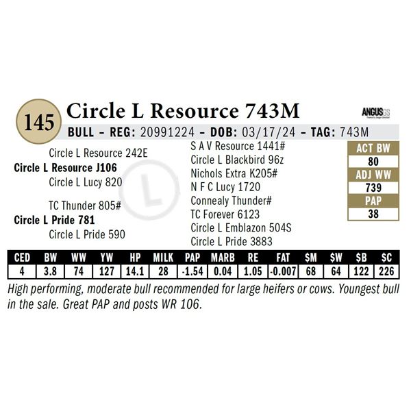 Circle L Resource 743M
