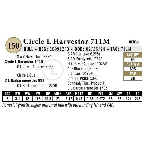 Circle L Harvestor 711M