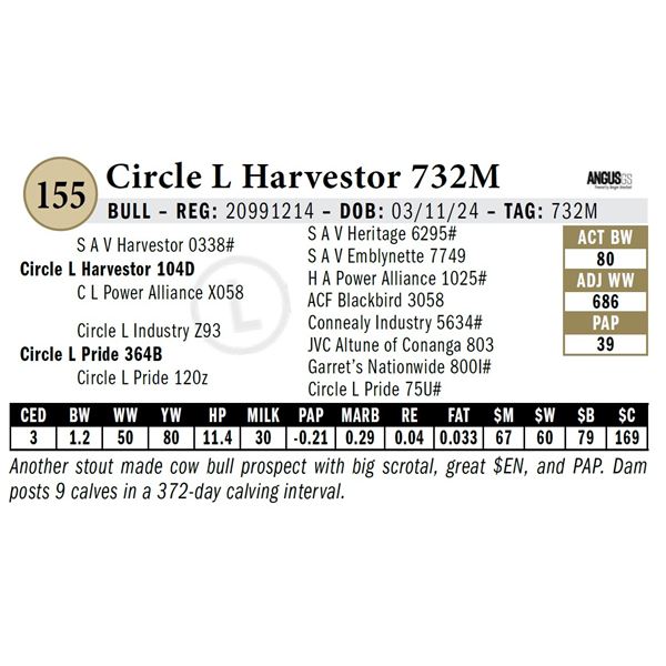 Circle L Harvestor 732M