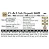 Image 1 : Circle L Safe Deposit 540M