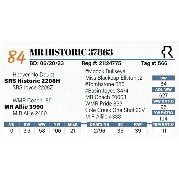 MR Historic 37863