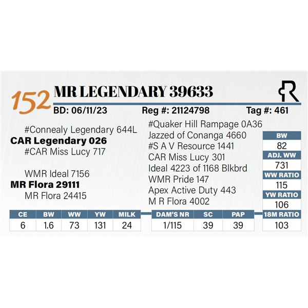 MR Legendary 39633