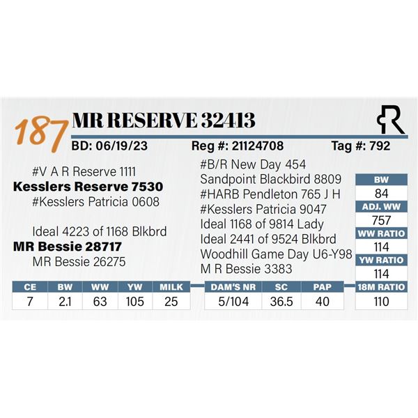 MR Reserve 32413