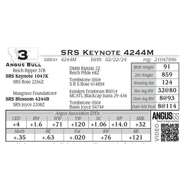 SRS Keynote 4244M